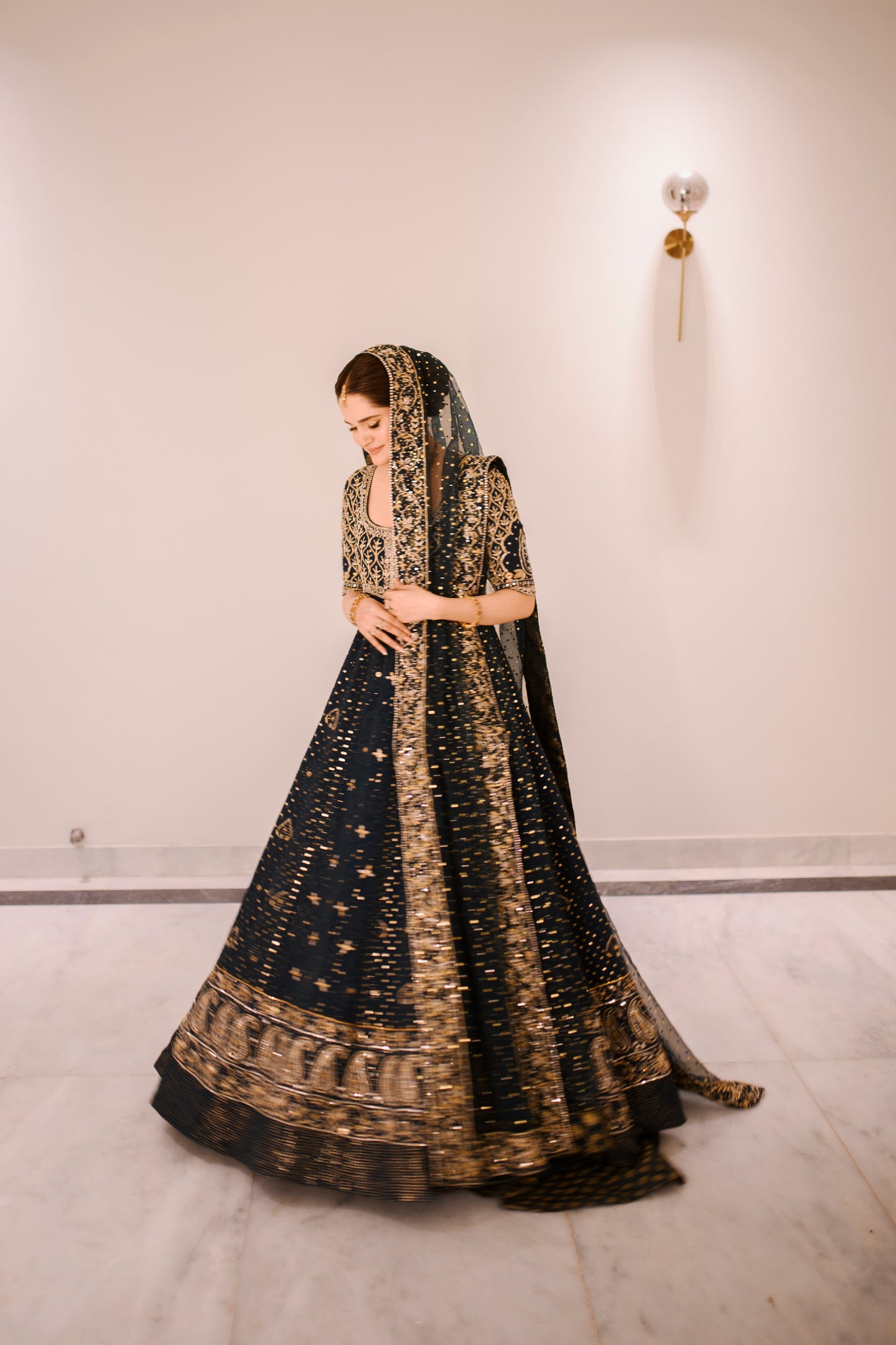 Miraay-Bridal Chikankari Peshwas